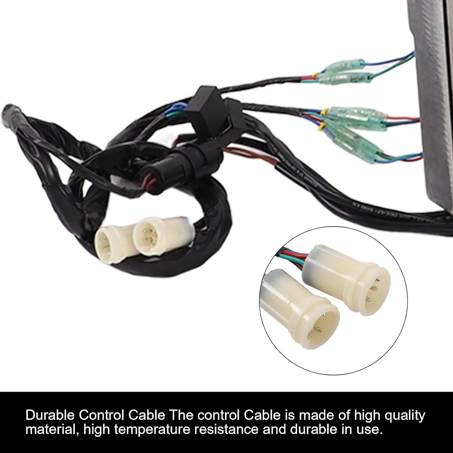YAMAHA 704-48207-13 Aluminum Alloy ABS Outboard Remote Control Box Kit Twin Binnacle Smooth