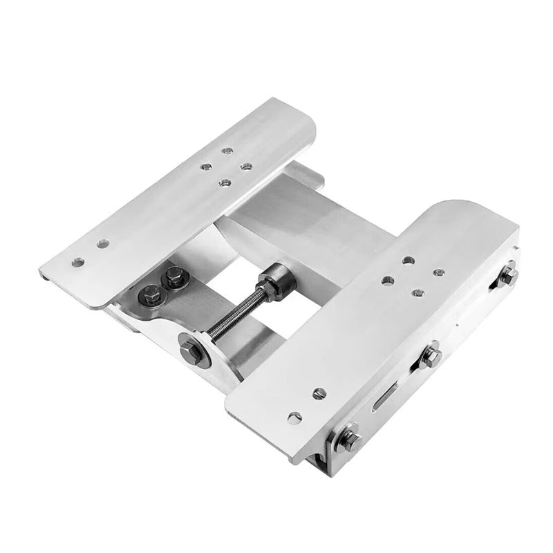 Winibo Marine Anodized Nautical Jack Plate Outboards Motors Boat Engine Lifting Bracket 4-inch Setback,4-inch Vertical Extension