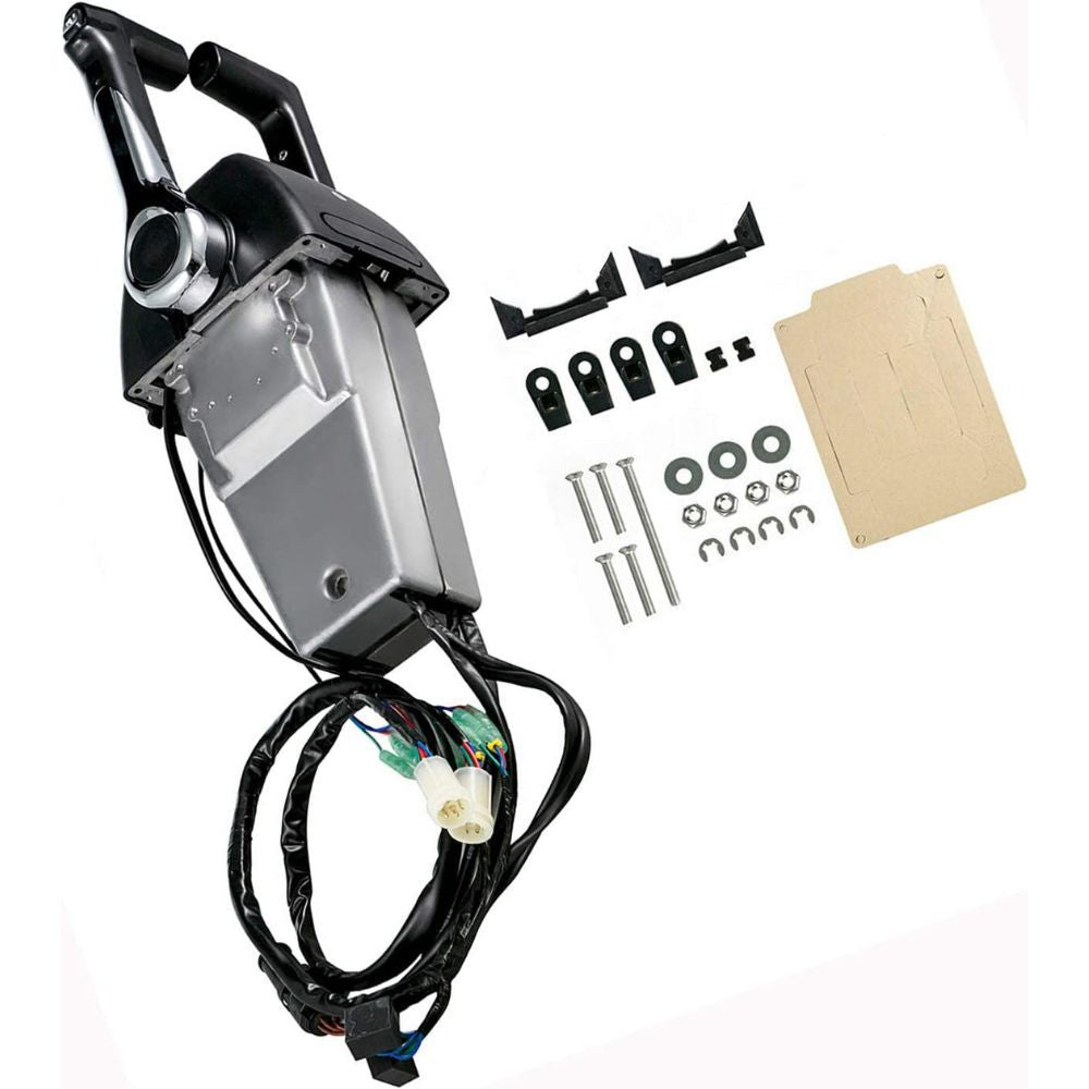 YAMAHA 704-48207-13 Aluminum Alloy ABS Outboard Remote Control Box Kit Twin Binnacle Smooth