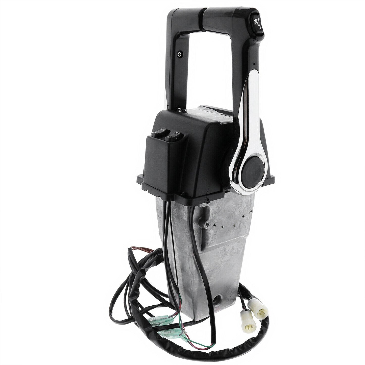 YAMAHA 704-48207-13 Aluminum Alloy ABS Outboard Remote Control Box Kit Twin Binnacle Smooth