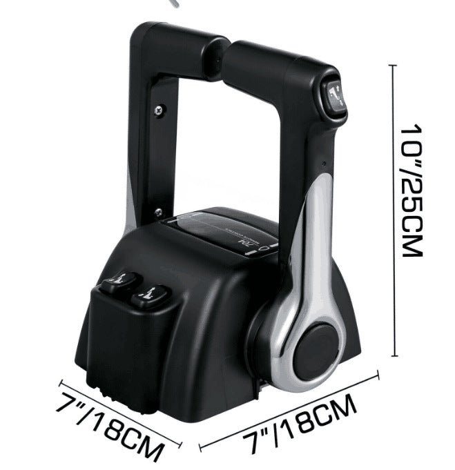 YAMAHA 704-48207-13 Aluminum Alloy ABS Outboard Remote Control Box Kit Twin Binnacle Smooth
