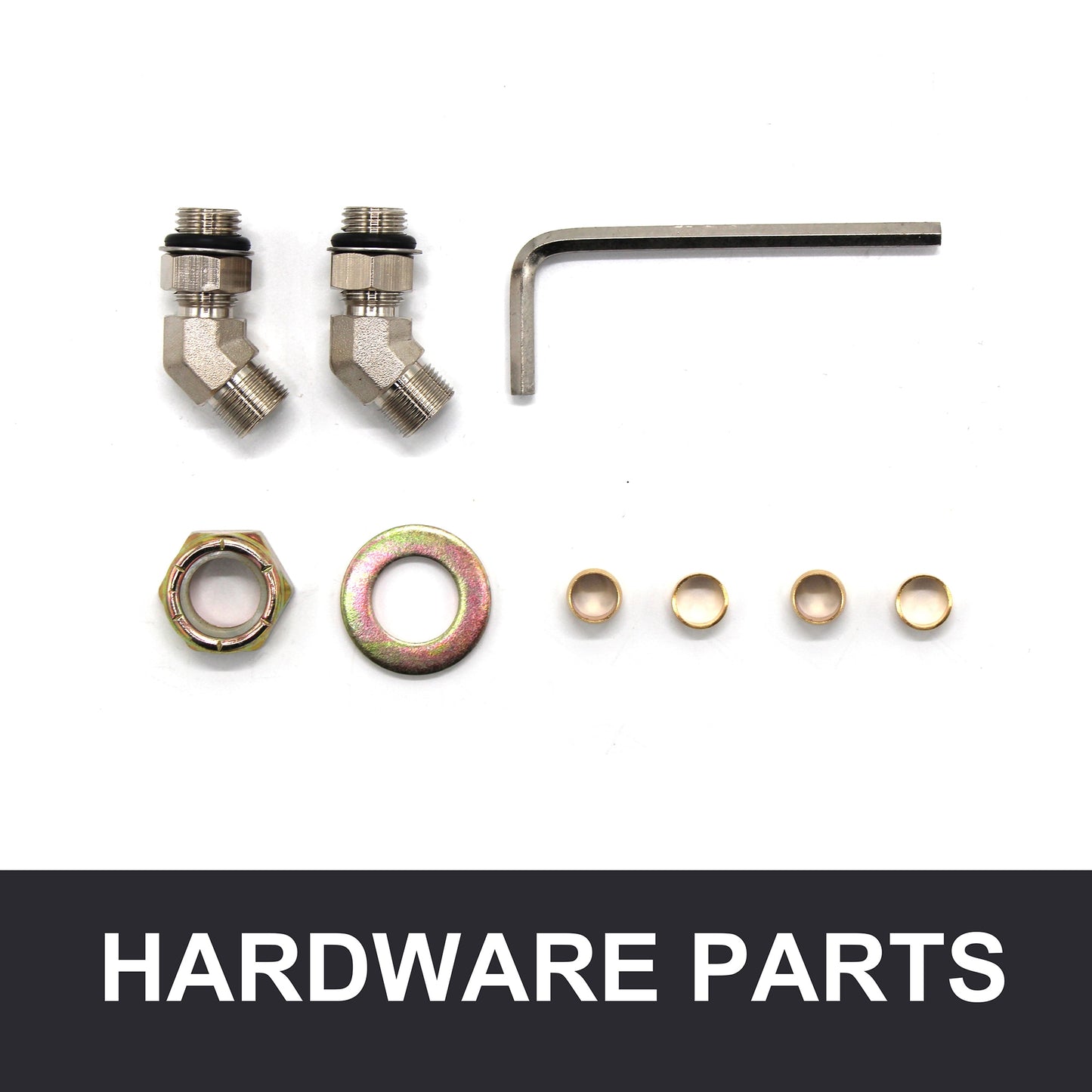 Winibo ZA0301 Marine Hydraulic Steering System Kit for Outboard Engine up to 90HP