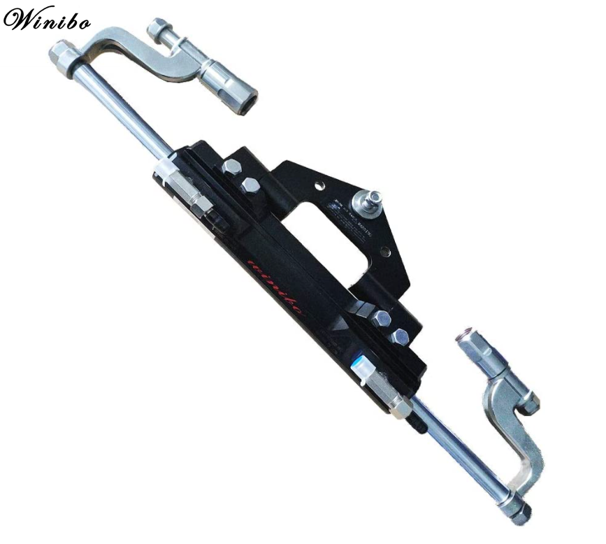Winibo ZA0500 Pro Hydraulic Steering kit for High-Speed Boat with Cylinder Helm and Hose Included