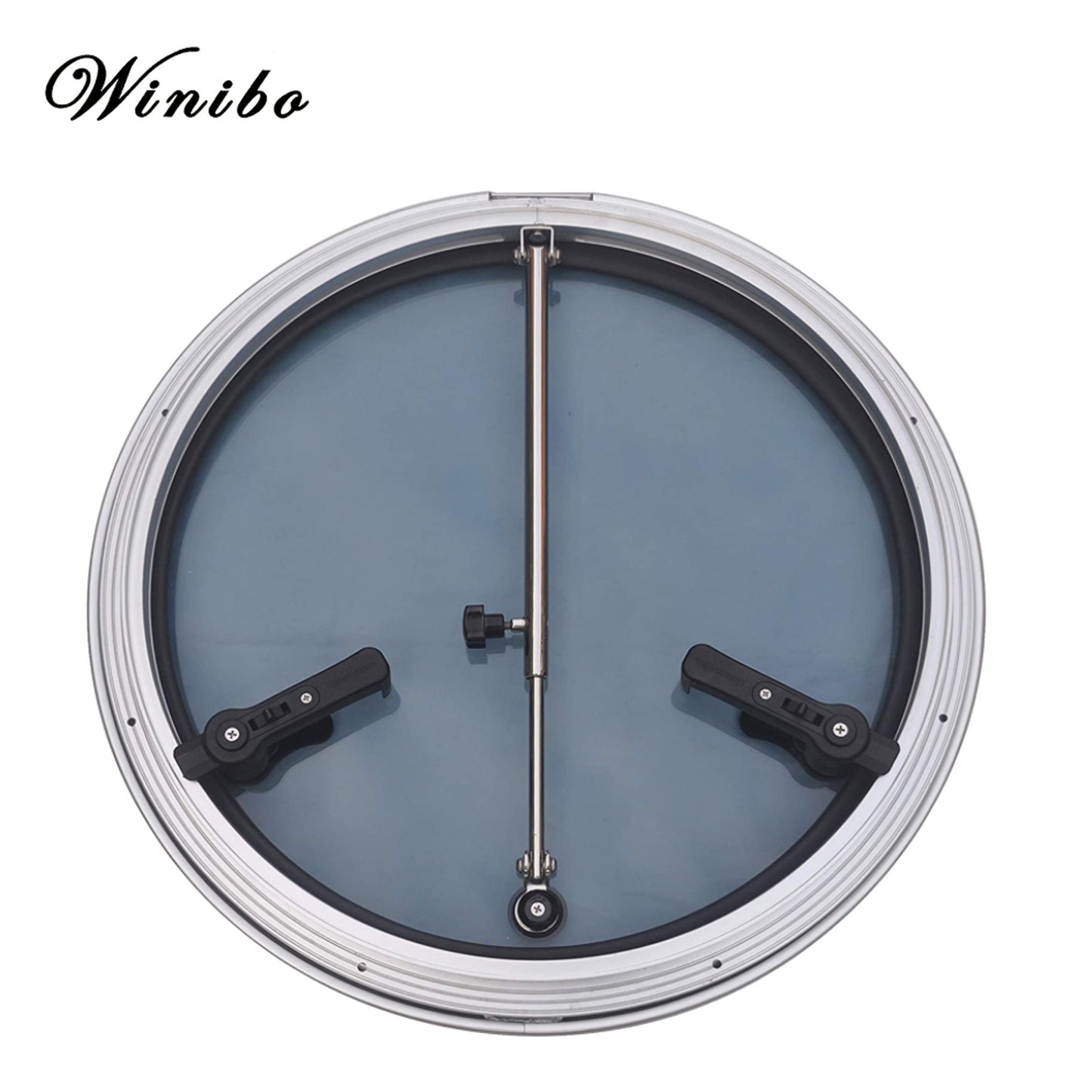 Deck Porthole Anodized Aluminum Round Hatch Porthole With Tempered Glass For Marine Boat Window