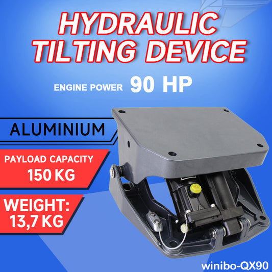 Electric Power Tilt Trim Jack Plate Hydraulic Jack Plates Tilting Device Lifting Bracket for Outboard Power Lift Engine 90HP