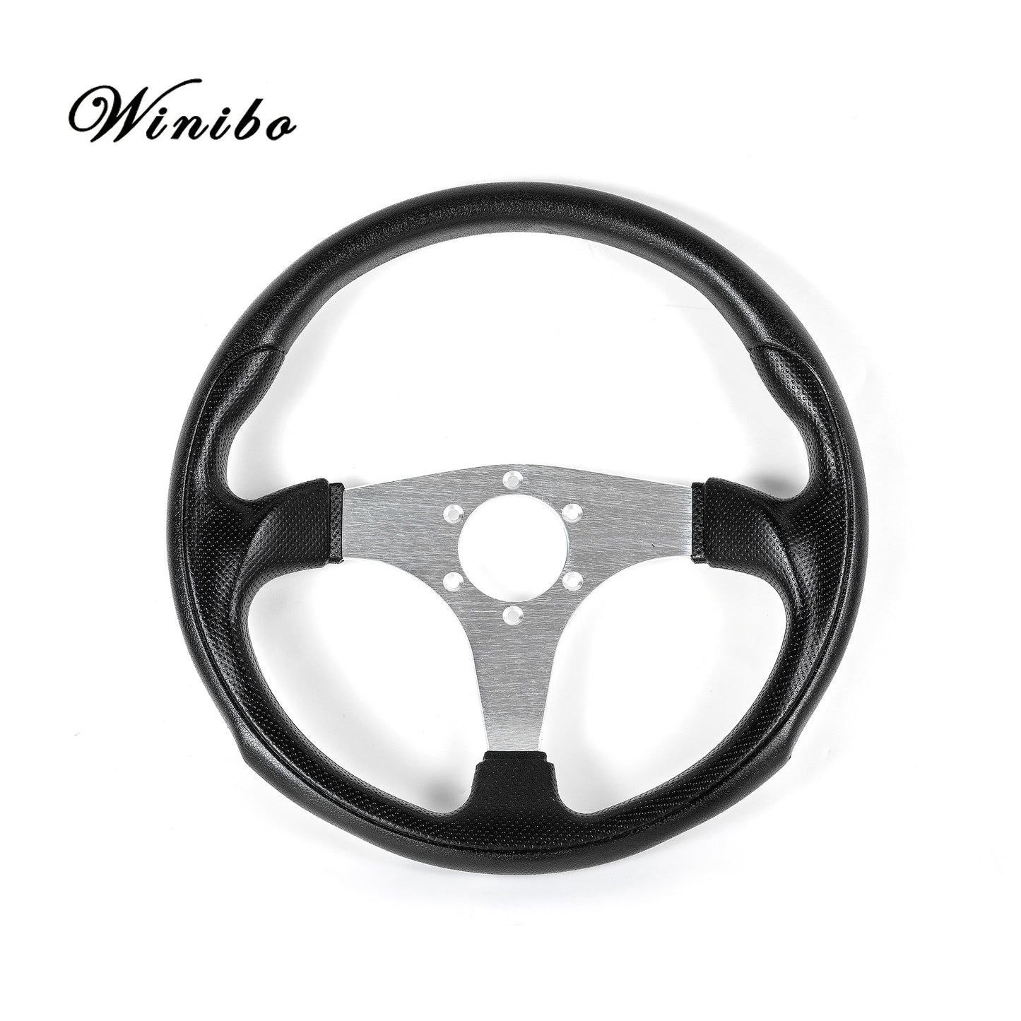 Winibo WH003 Marine Steering Wheel Super Rust Resistent Anodized Alluminum Alloy wheel in 13 1/2" in Diameter