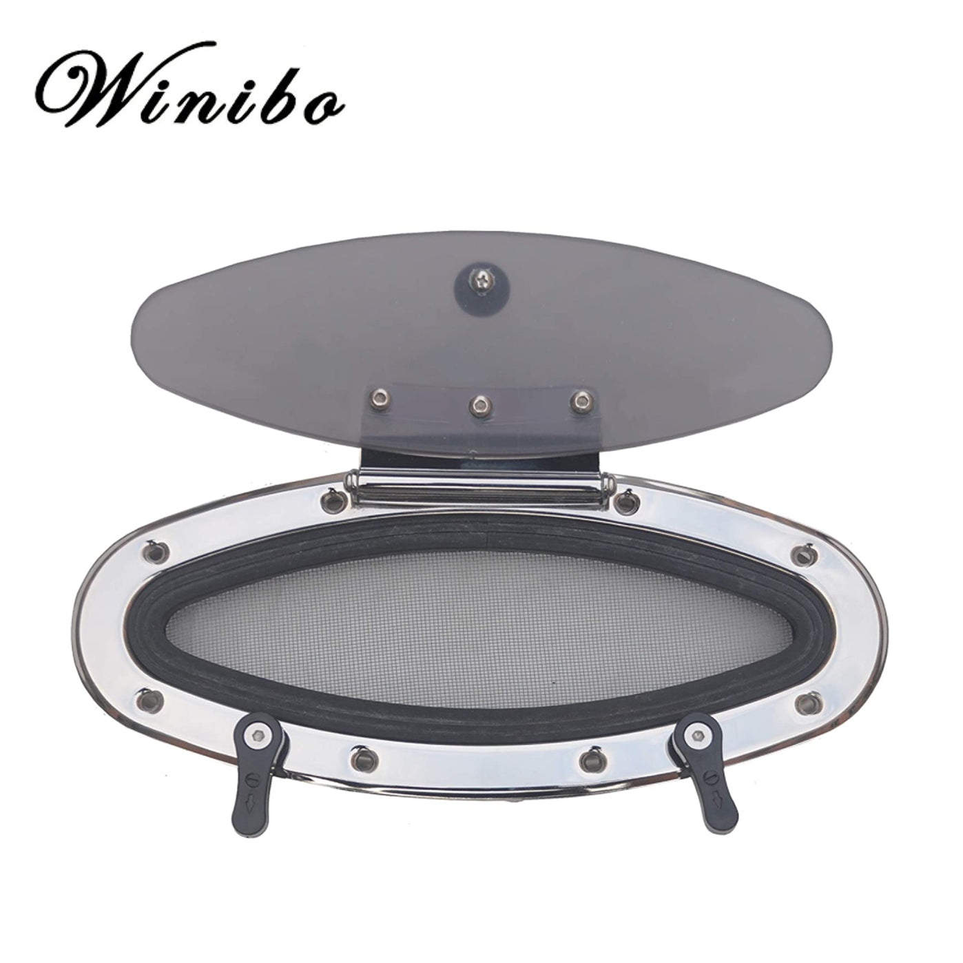 Marine Stainless Steel Eye Shape Porthole With Mosquito Screen Opening Porthole Window Hatch For Marine Boat Yacht