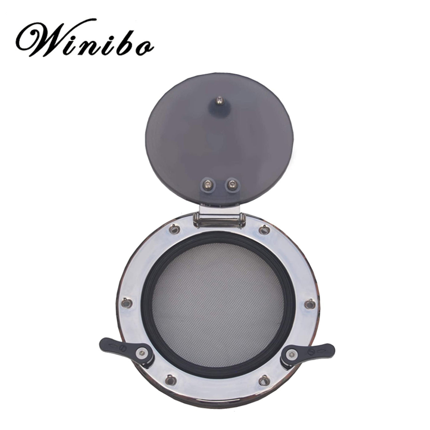 Marine Stainless Steel Round Porthole With Mosquito Screen Opening Porthole Window Hatch For Marine Boat Yacht