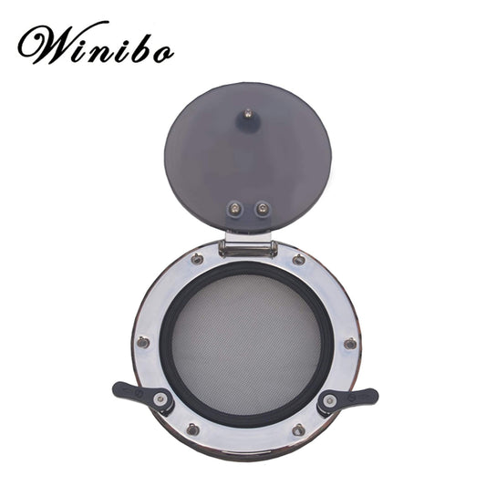 Marine Stainless Steel Round Porthole With Mosquito Screen Opening Porthole Window Hatch For Marine Boat Yacht