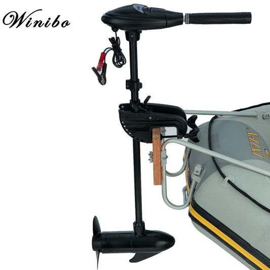 26lbs-86lbs Electric Outboard Motor with Brush and Max Thrust, Engine trolling Motor for Outdoor Fishing Boat, Small Electric Propellers