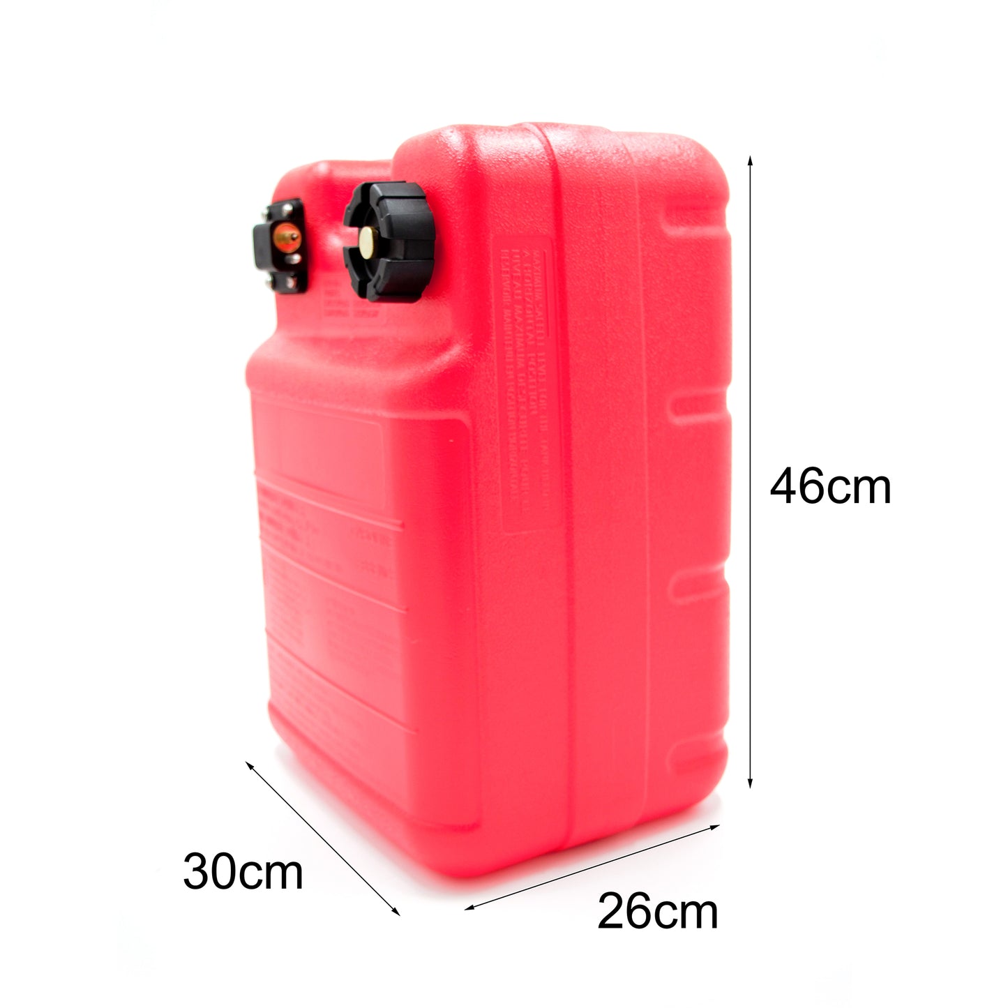 Portable 24L 12 Gallon Marine Fuel Tank For Outboard Engine Boats With Fuel Hose, Used To Gasoline Engine Boats