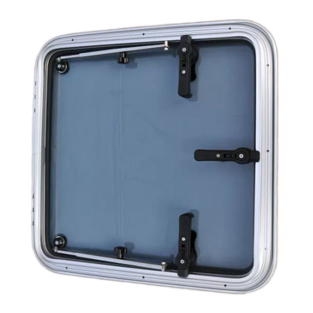 Small-Sized Marine Anodized Aluminum Square Hatch Porthole With Tempered Glass For Marine Boat Window