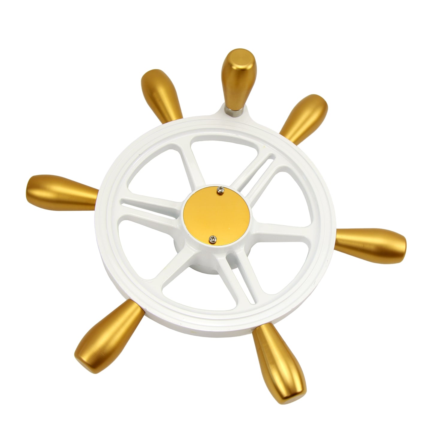 15inch Marine Stainless Steel Steering 6-Spoke Wheel With handle Boat Accessories Fit For Boat