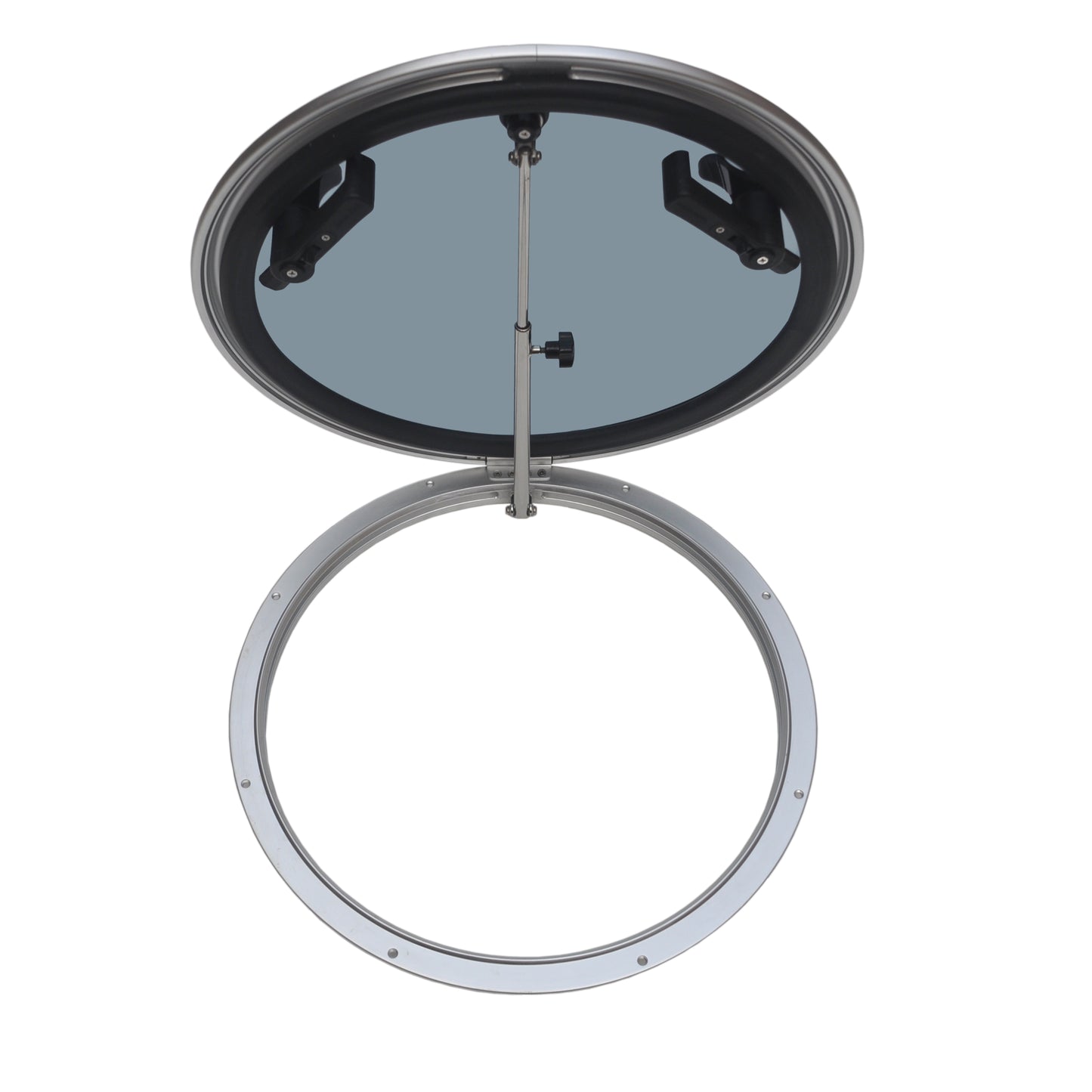 Deck Porthole Anodized Aluminum Round Hatch Porthole With Tempered Glass For Marine Boat Window