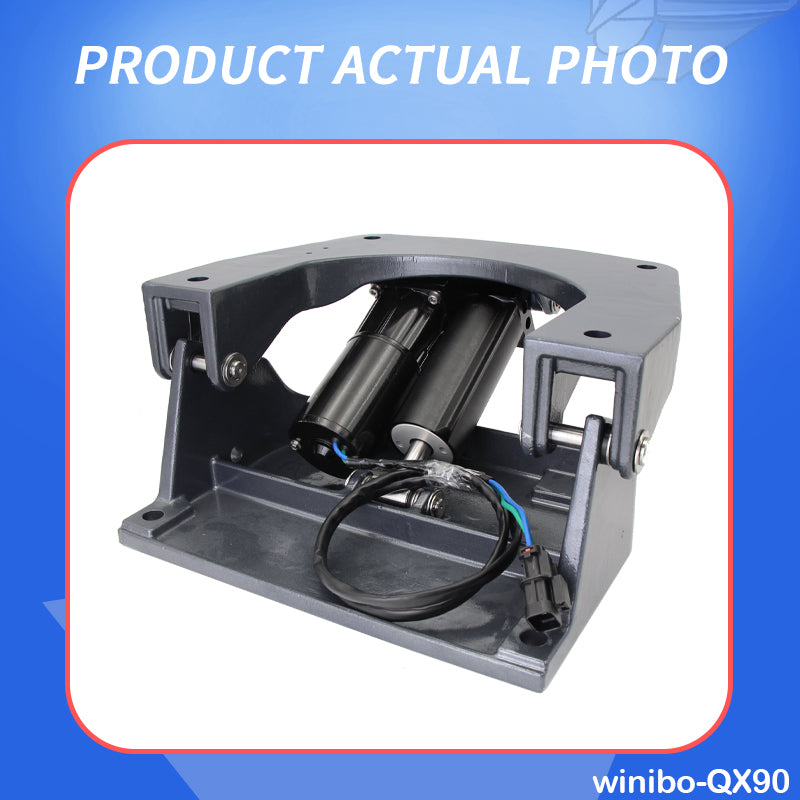 Electric Power Tilt Trim Jack Plate Hydraulic Jack Plates Tilting Device Lifting Bracket for Outboard Power Lift Engine 90HP