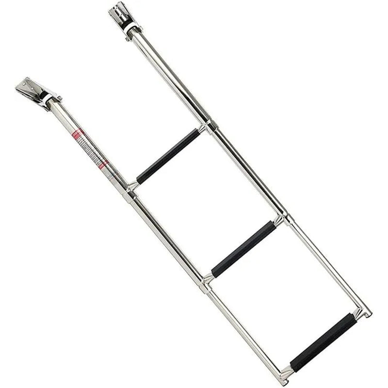 Yacht stainless steel sewer ladder 2/3/4 stainless steel telescopic ladder Deck ladder