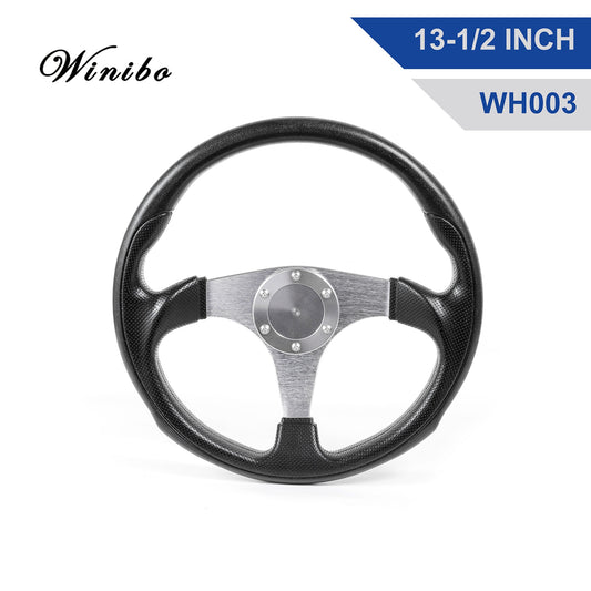 Winibo WH003 Marine Steering Wheel Super Rust Resistent Anodized Alluminum Alloy wheel in 13 1/2" in Diameter