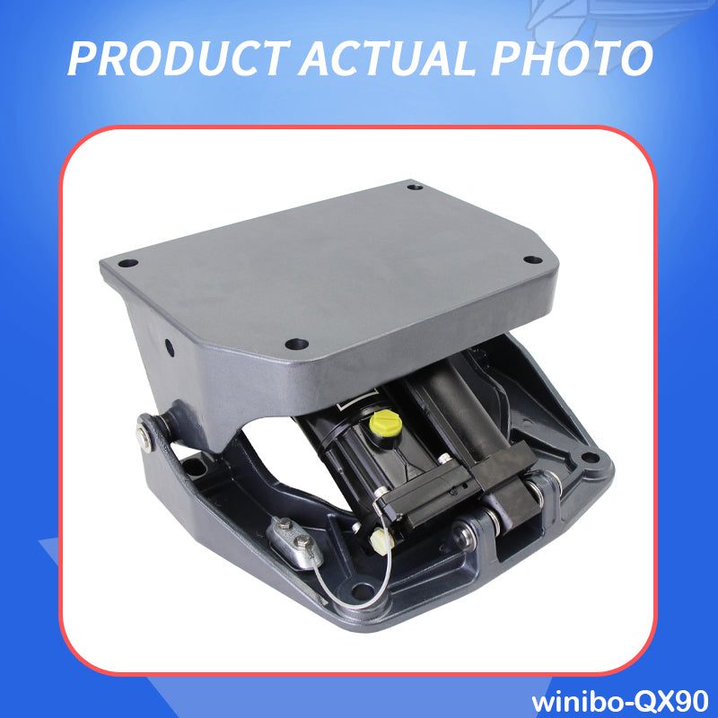 Electric Power Tilt Trim Jack Plate Hydraulic Jack Plates Tilting Device Lifting Bracket for Outboard Power Lift Engine 90HP