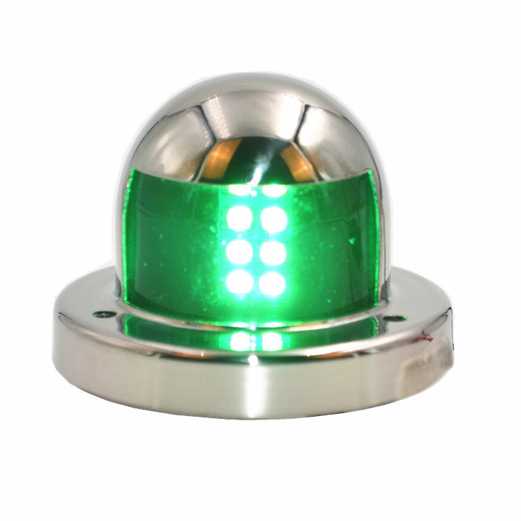 LED Stainless Steel 316 Marine Navigation Lights 12VDC Red and Green Pair