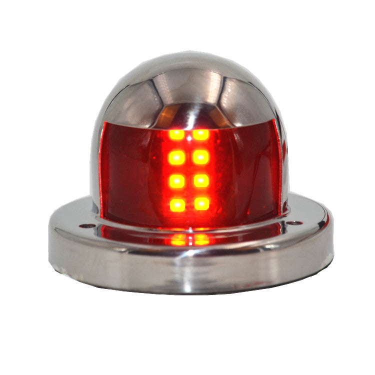 LED Stainless Steel 316 Marine Navigation Lights 12VDC Red and Green Pair