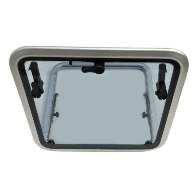 Small-Sized Marine Anodized Aluminum Square Hatch Porthole With Tempered Glass For Marine Boat Window