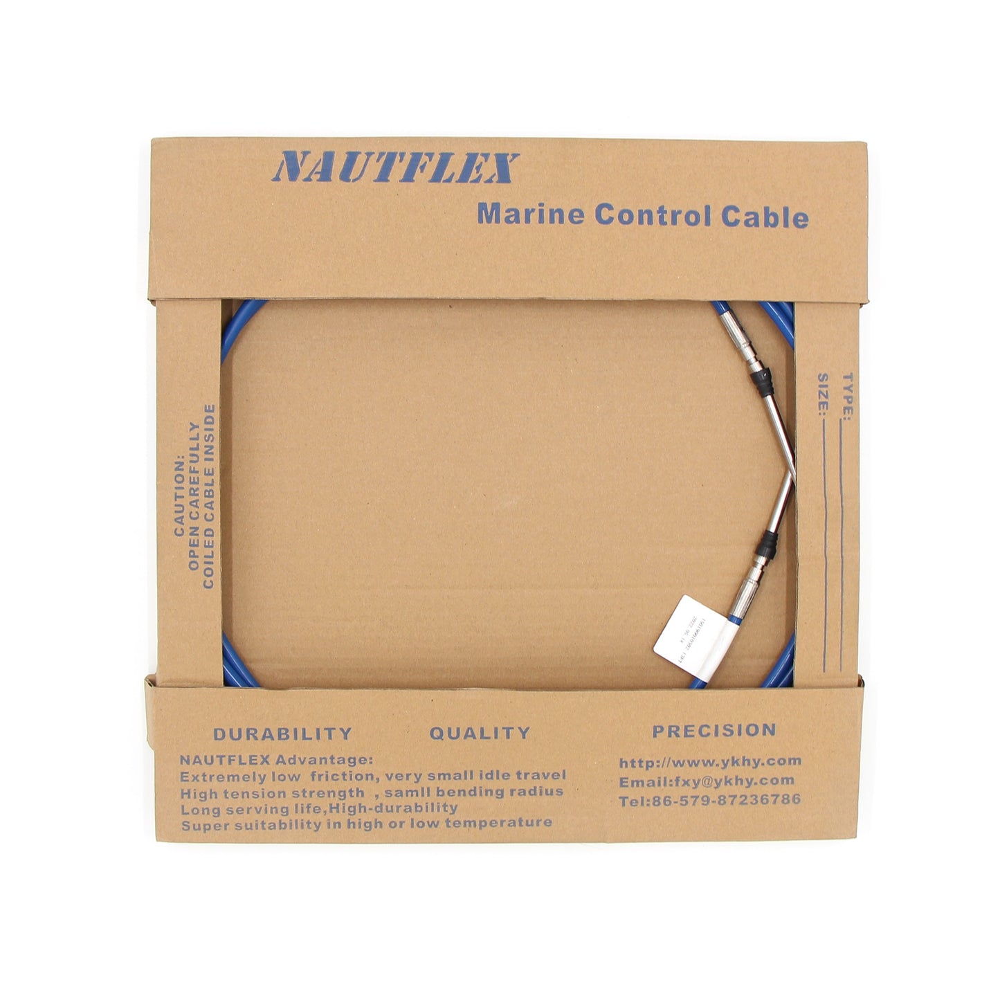 Seawell 15FT Outboard Throttle Cable - Boat Shift Cable Gen II For Mercury Control Box