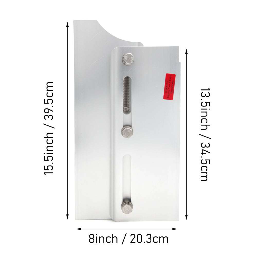 Winibo Marine Anodized Jack Plate, Boat Lifting Beams 8-inch Setback and 5-inch Vertical Extension for Outboards Motors