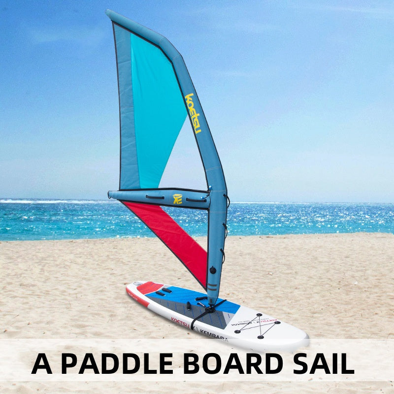 Inflatable Sail Learning Racing Sail Stand Up Surfing Gimbal Base Paddleboard Sail