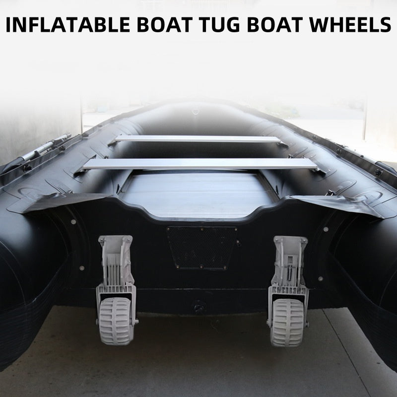 Boat trailer rack portable simple retractable rubber boat submarine kayak kayak small push tugs