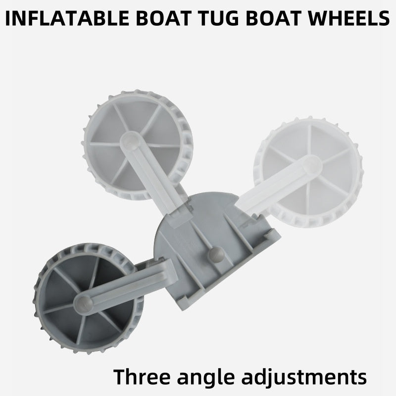 Boat trailer rack portable simple retractable rubber boat submarine kayak kayak small push tugs