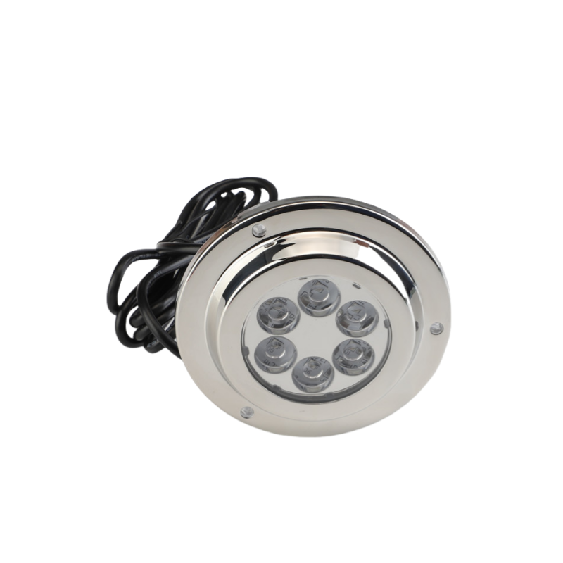 LED Stainless Steel 316 Marine Underwater Light/IP68/10-30VDC/14W/White/Blue