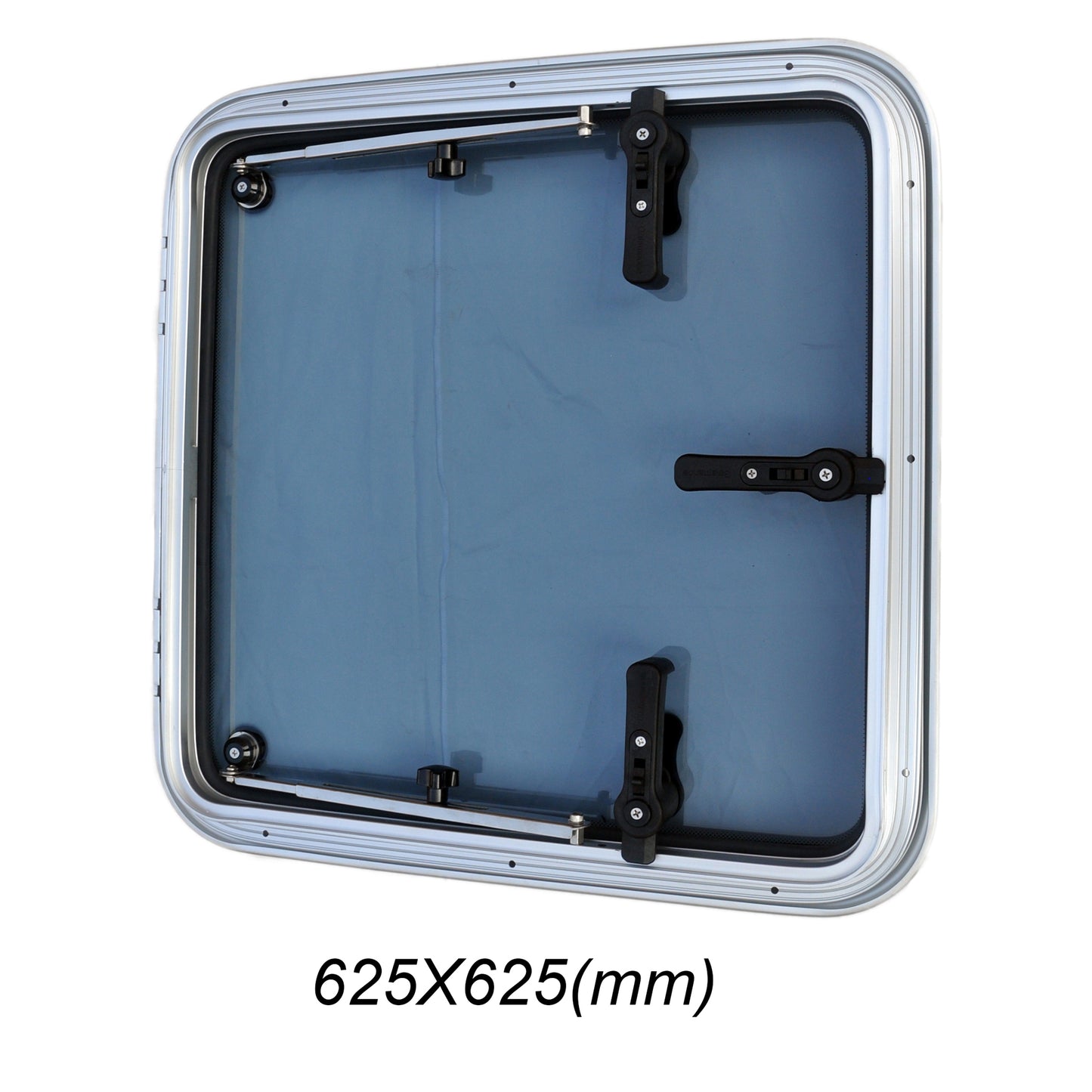 Large Marine Anodized Aluminum Square Hatch Porthole With Tempered Glass For Marine Boat Window